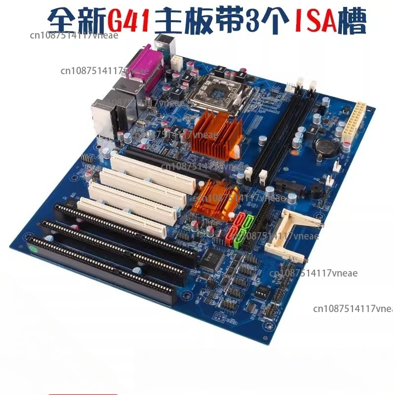 لوحة أم صناعية G41 عالية الجودة مع 3 فتحات ISA و4 بطاقات شبكة مزدوجة PCI وDDR3 كبديل لـ G31، 775 دبابيس #3