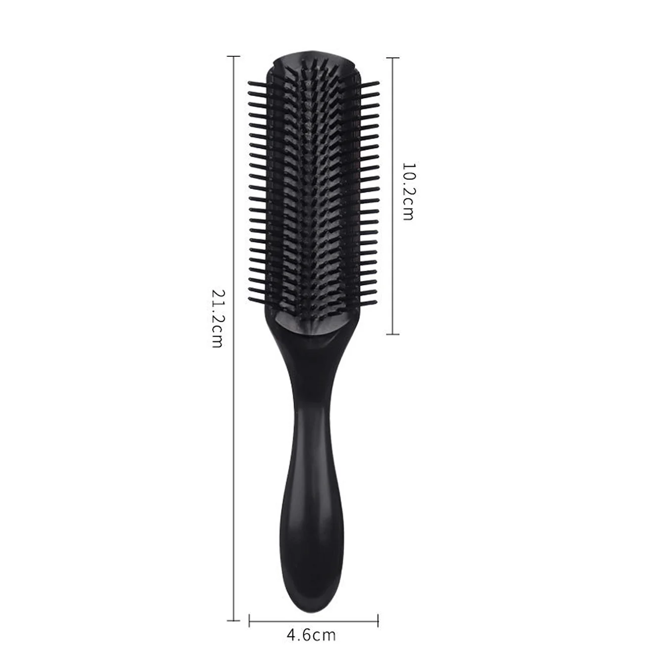 Hair Styling Nine Row Comb with Anti-Slip Handle