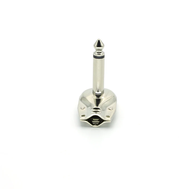 Wysokiej jakości 4-10 sztuk 1/4 "6,35 mm głośnik mono kątowy gitarowy wtyczka gramofonowa złącze naleśnikowe ﻿ — zdjęcie 5