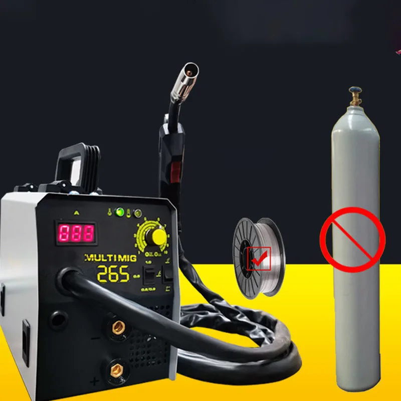 265 airless two-protection welding machine small household mini non-gas portable two-protection welding all-in-one machine