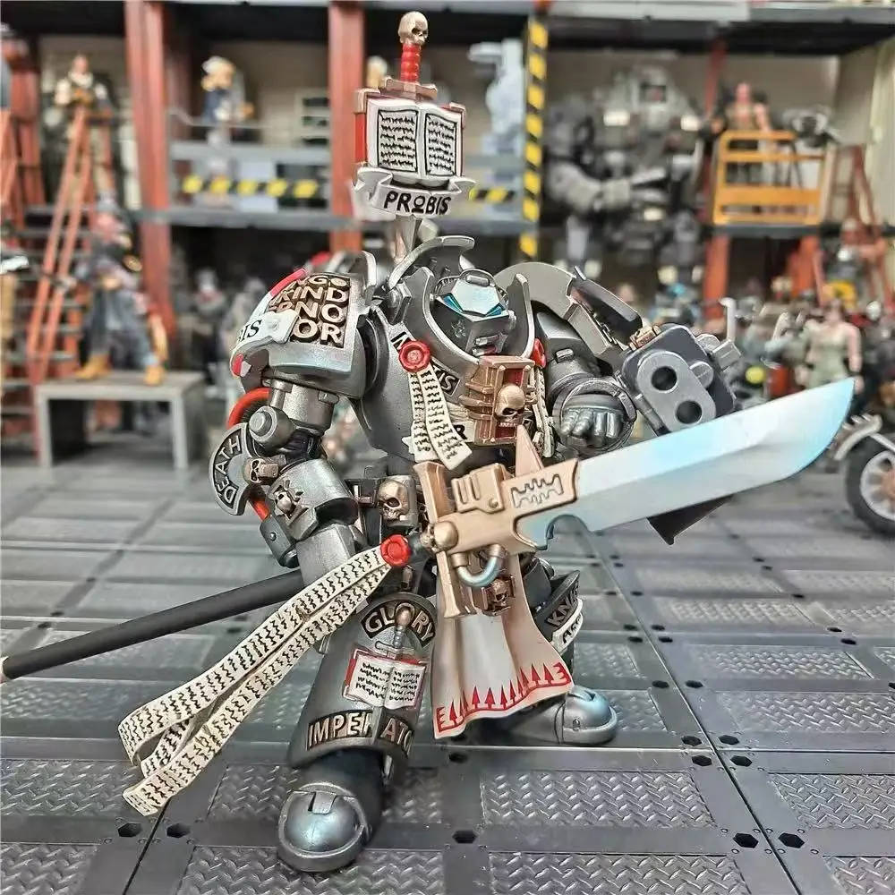 【JOYTOY】1/18 Figura de acción Warhammer 40K Caballeros grises Terminator Jaric Thule Modelo de juguete