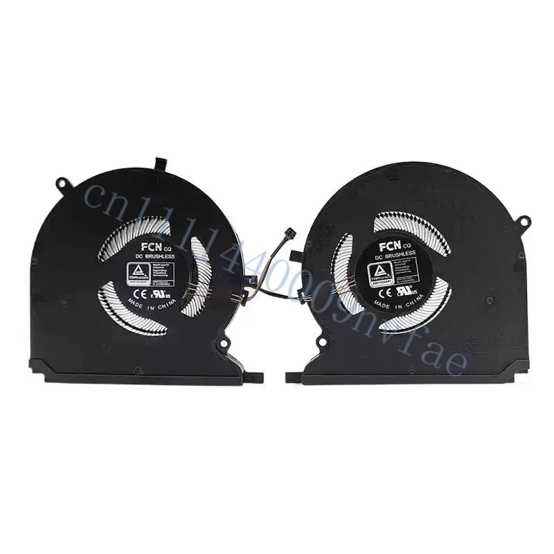 Laptop CPU+GPU Cooling Fan For Razer Blade 14 2021 RZ09-0370 Ryzen 9 5900HX RTX 3070 RTX 3080 0.2