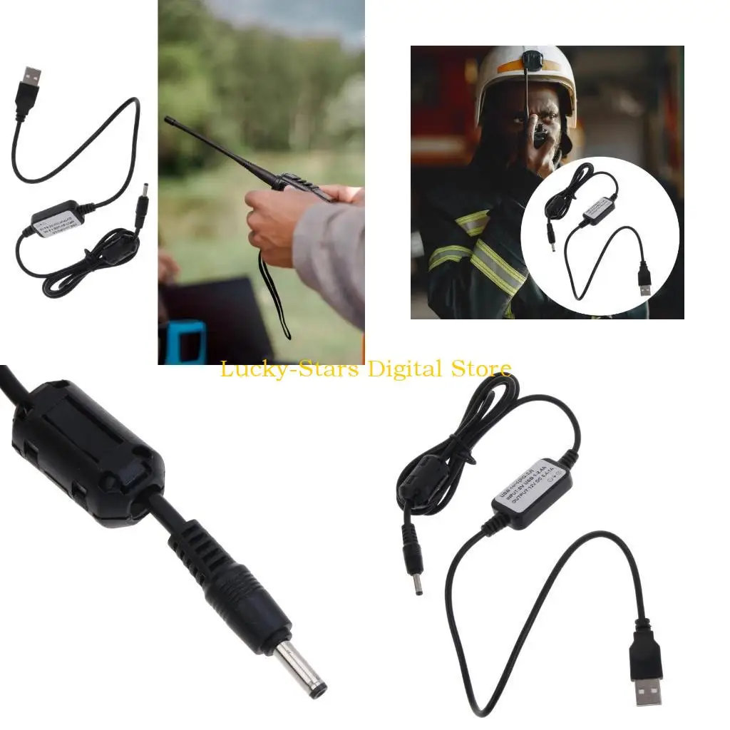 

T3EE модернизировано USB-кабельное зарядное устройство PG-3J ABS & MEATLE, подходящее для Radio TH-D7E TH-F6E