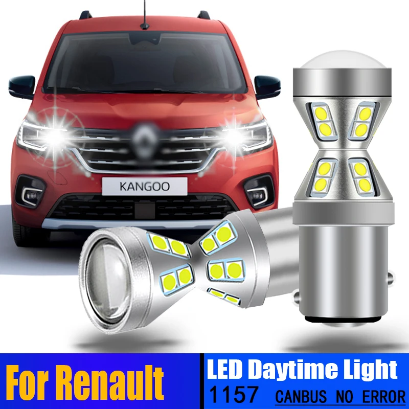 

2pcs Car P21/5W 1157 BAY15D LED Daytime Running Light Canbus DRL Bulb Lamp For Renault Kangoo 2008 2009 2010 2011 2012 2013 2014