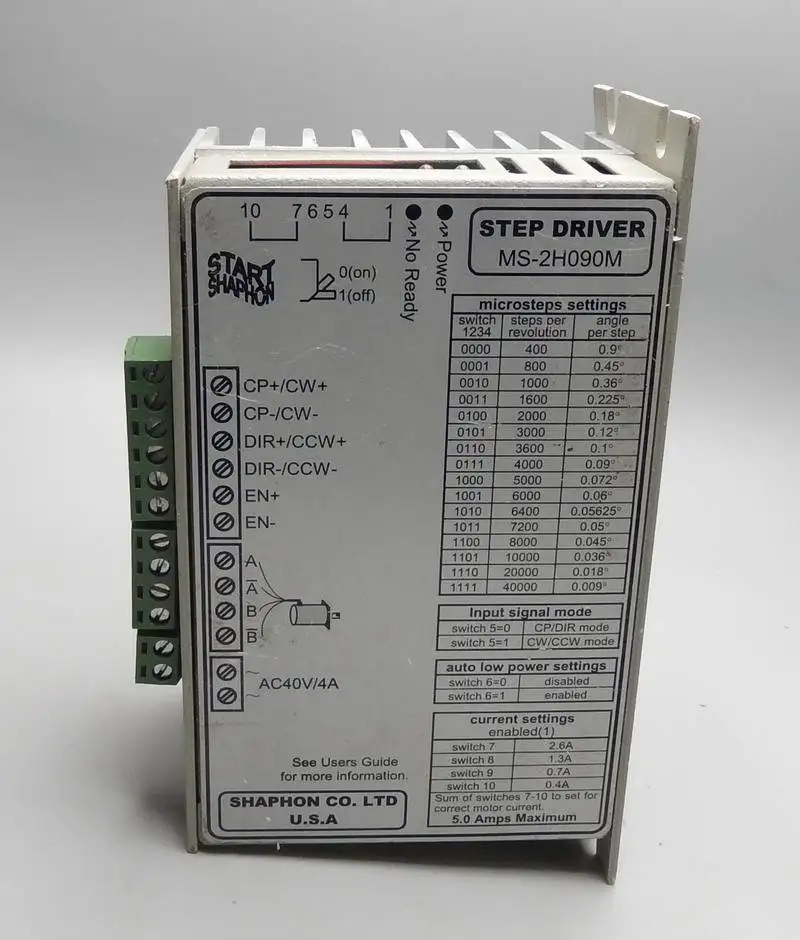 MS-2H090M 3D Stepper Motor Motor Driver Printing Engraving Machine Controller