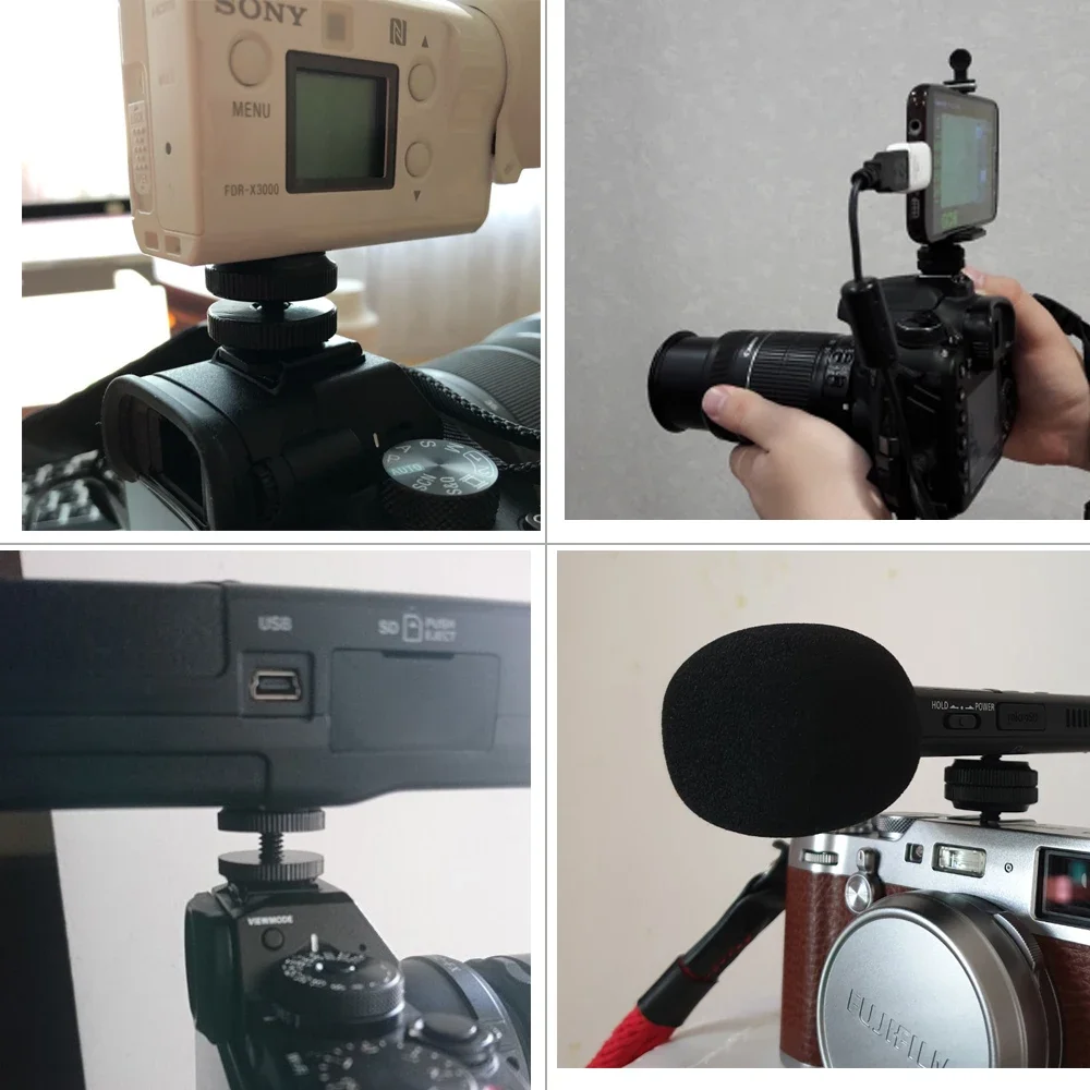 Стандартная опорная пластина для крепления горячего башмака 1/4 дюйма Стандартная опора для горячего башмака для аксессуаров для камеры