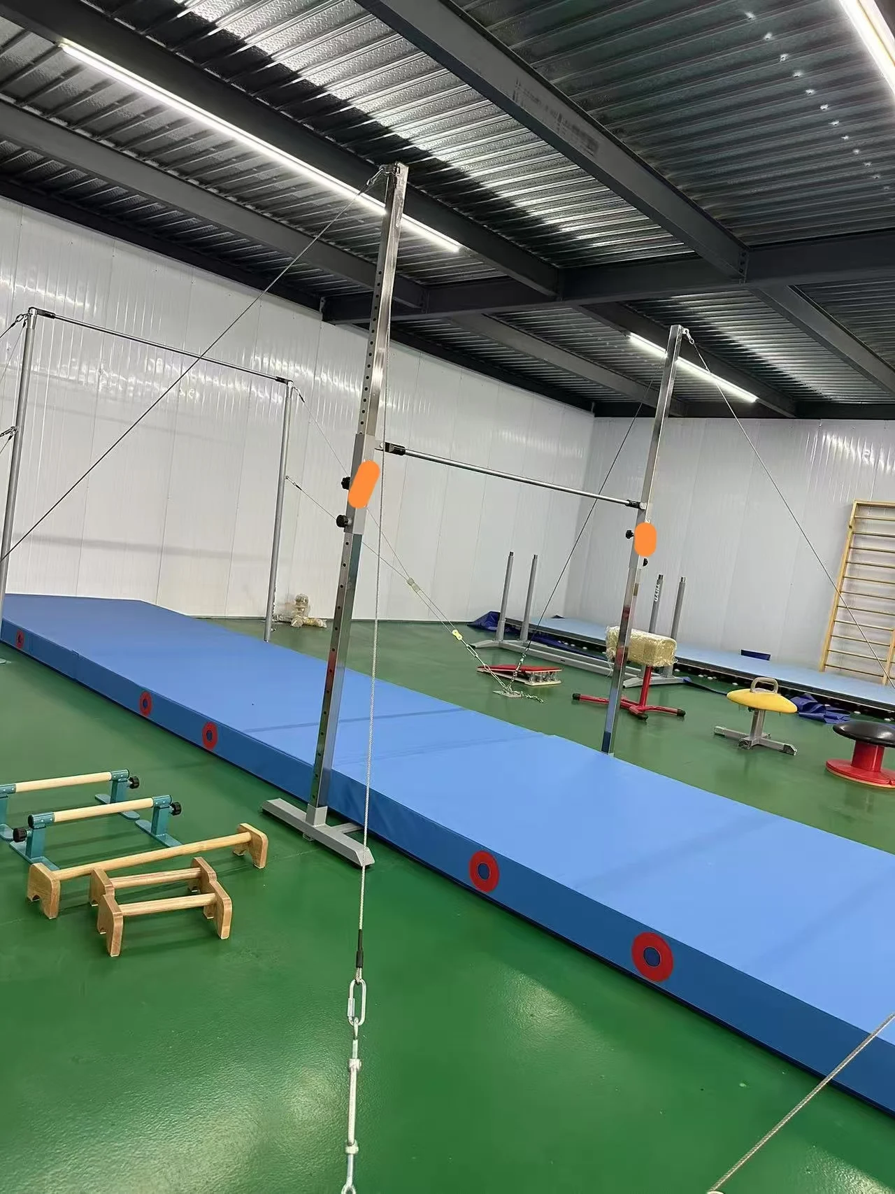 Quick-Release Single Horizontal Bar, Men/Women Gymnastics Rail with Tension System