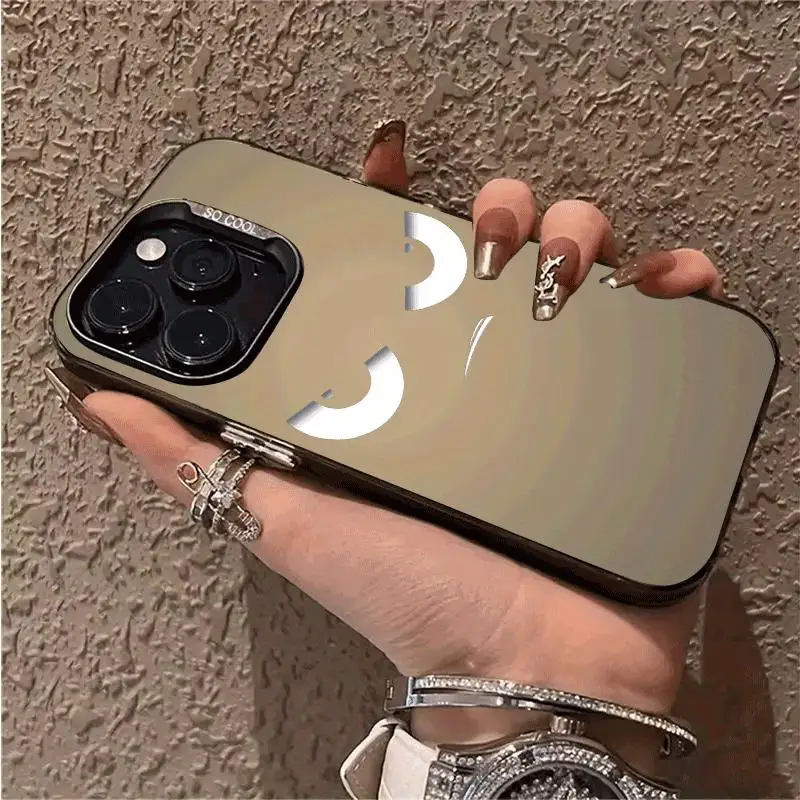 Cartoon Face Pattern Phone Case Total Protective Shockproof Mobile Phone Cover for IPhone 16 Pro Max 15 Pro 14Plus 13 12 11