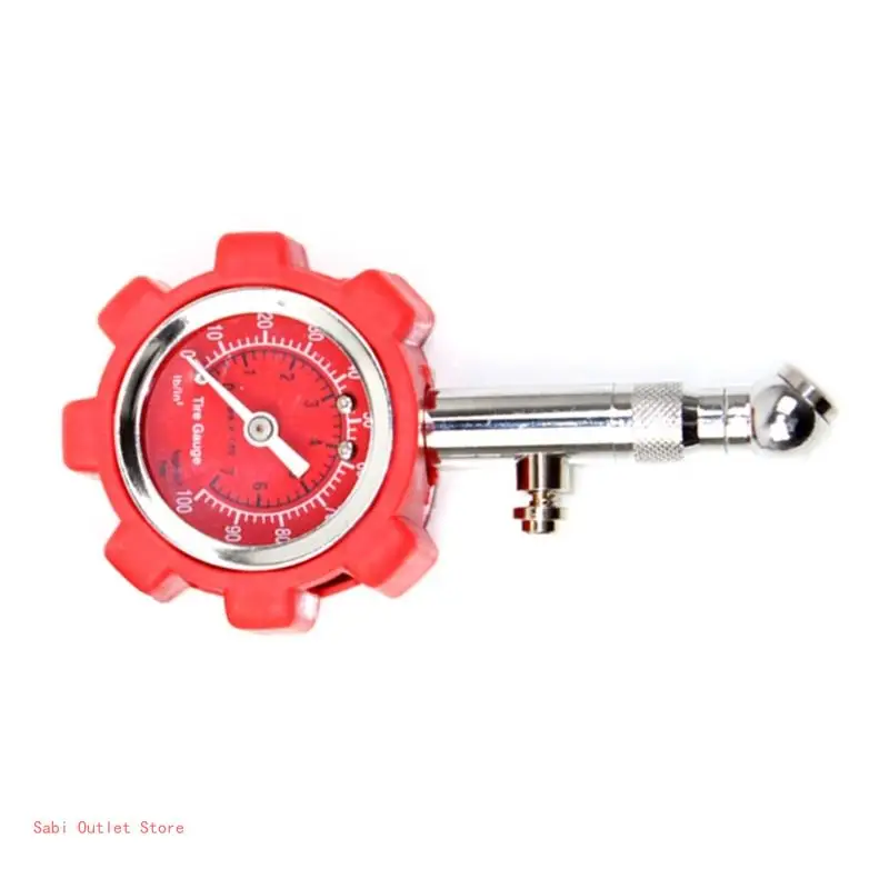 Tire Pressure Gauge Dial Highs Precisions (0-100PSI) Tire Pressure Monitorings Car Tyre Air Pressure Gauge Meter