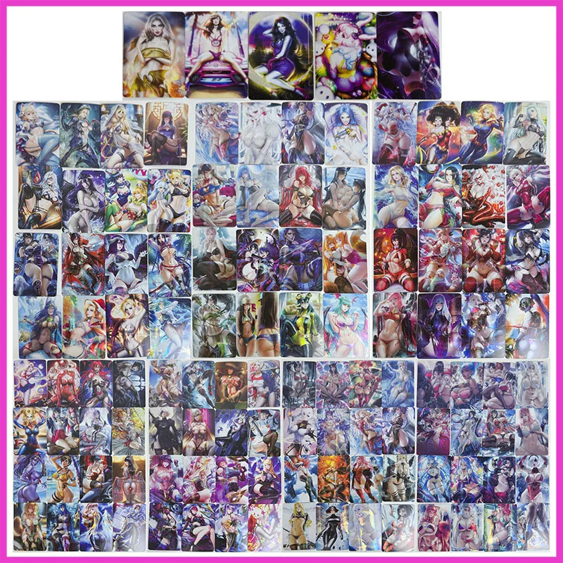 Anime Goddess Story DIY ACG Tabletop Game Refraction Collectible Card Ada Wong Lockhart Mai Shiranui Toys for boys Birthday Gift