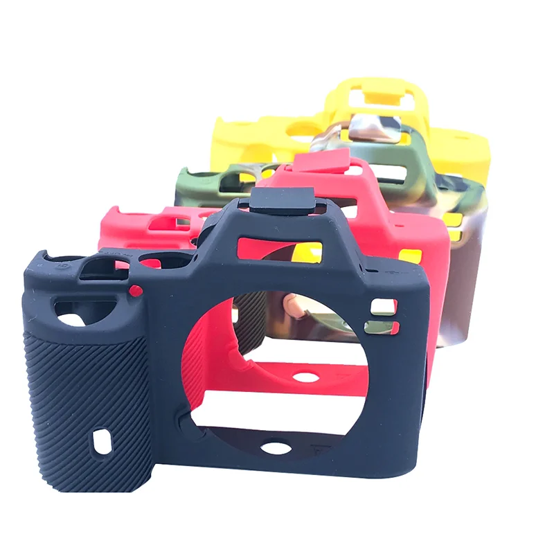 ABFM-كاميرا واقية لسوني A7 A7R A7S الجيل كاميرا غطاء من السيليكون الغطاء الواقي المطاط حالة الجلد