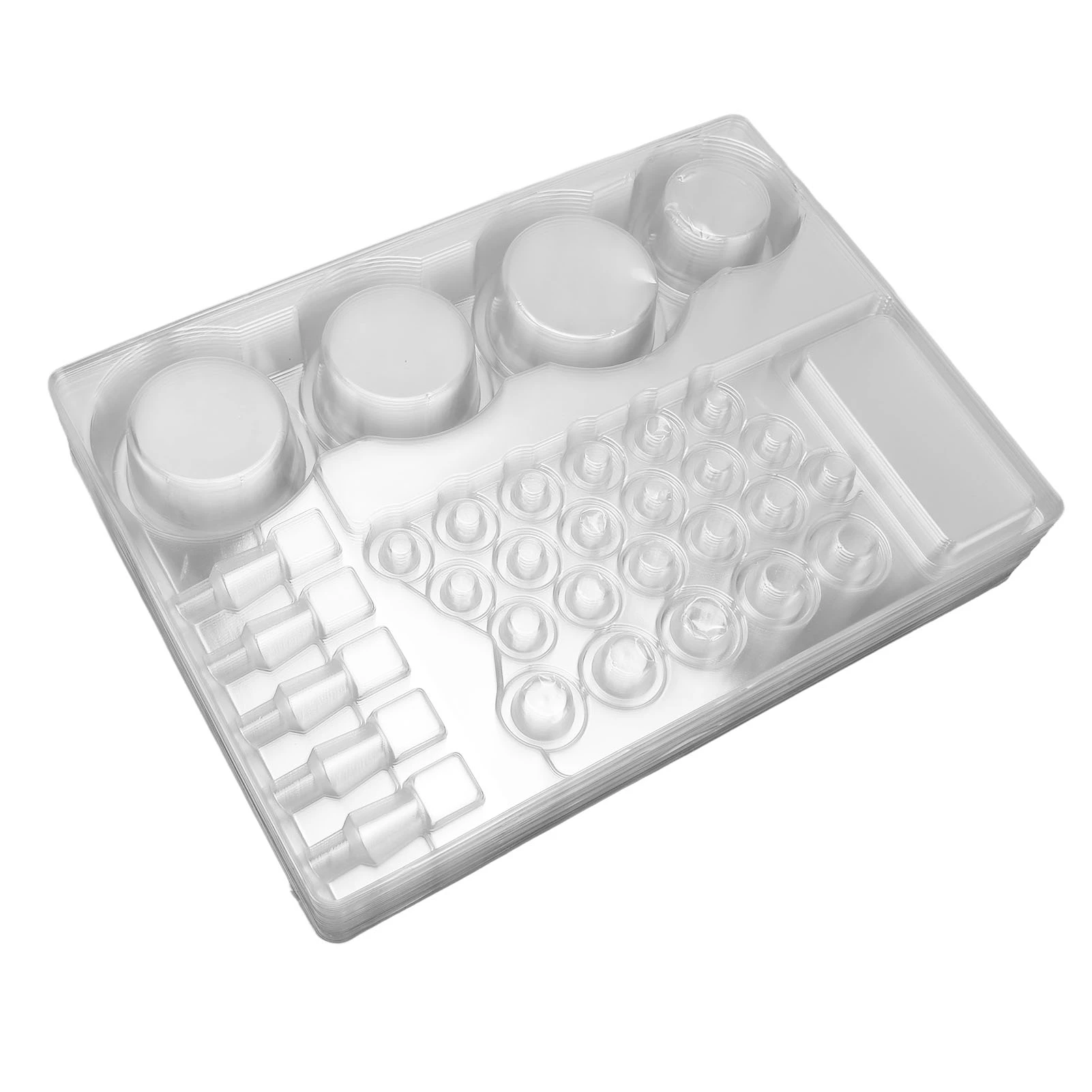 24pcs TAttoo Pigment Tray Disposable Professional Tattoo Cartridge Needle Stand Accessory