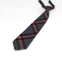 Lazy JK Ties Women Plaid Neck Tie Girls Japanese Style for White Shirts Uniform Cute Necktie Plaid School Boys Ties Accessories 6