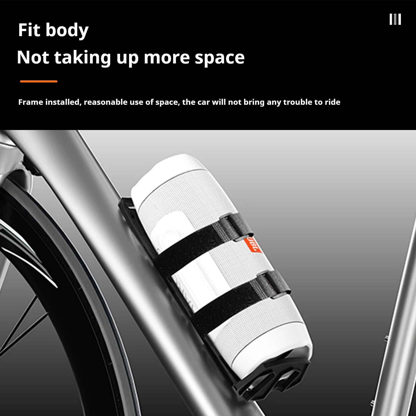 ENLEE Bike Bag Holder Durable Easy To Install Universal Fixing Bracket Holder For Frame Front Fork Top Tube Bicycle Accessories