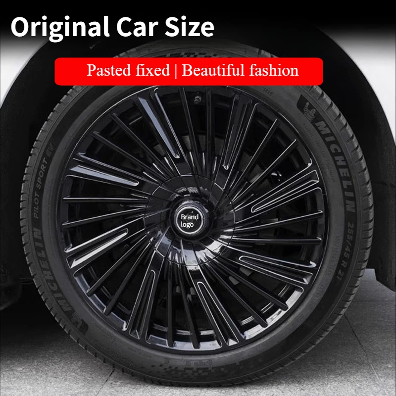 For 24 Xpeng G9 wheel stickers repair bright black film protective film scratches accessory decoration