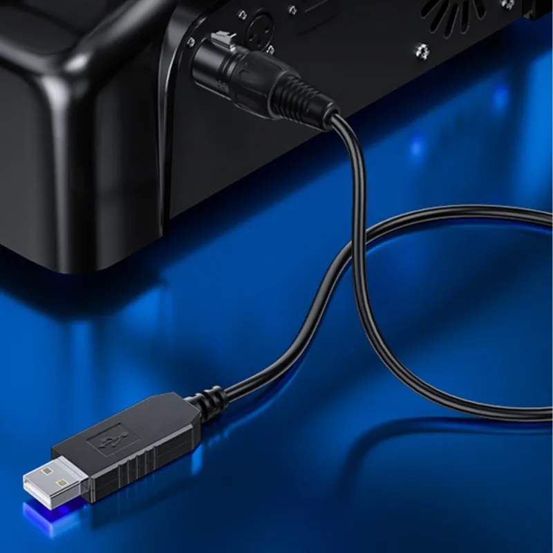 DTECH USB vers RS485 DMX512 XLR adaptateur d'interface câble de données 1.8M câble de contrôle d'éclairage de scène