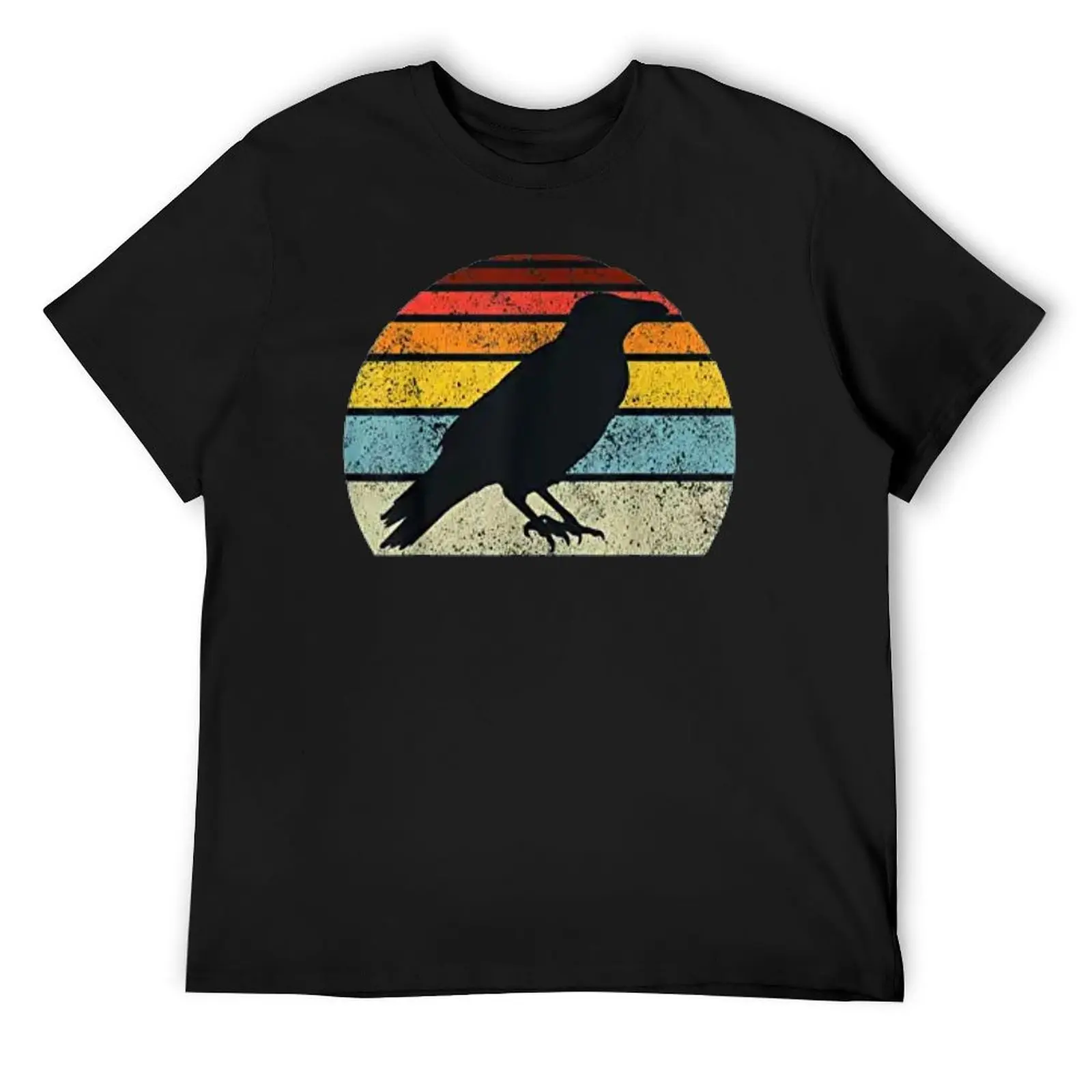 Counting Sunset Crow , Rock music, Raven T-Shirt oversized t shirt anime tshirt customizeds mens t shirts top quality