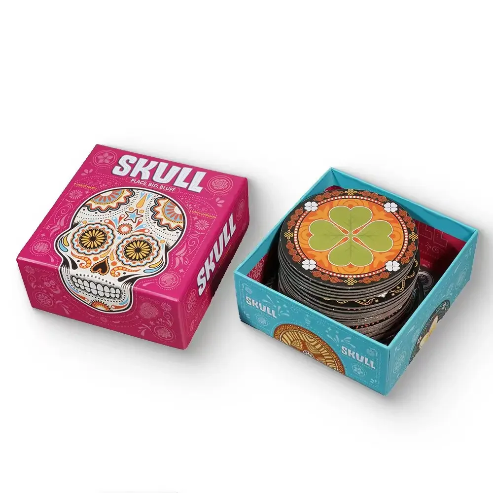 Flower Skull King - Skull King full English family friends gathering Mosaic board game card game azul