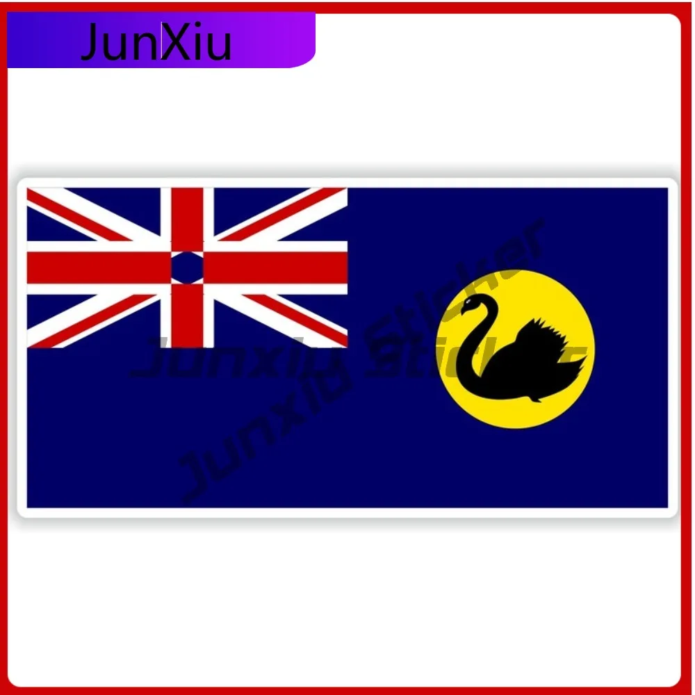 

Western Australia Oceania Flag National Emblem Sticker Waterproof Decals V125 Motorcycle Stickers Emblem Decal For Car Side Stic