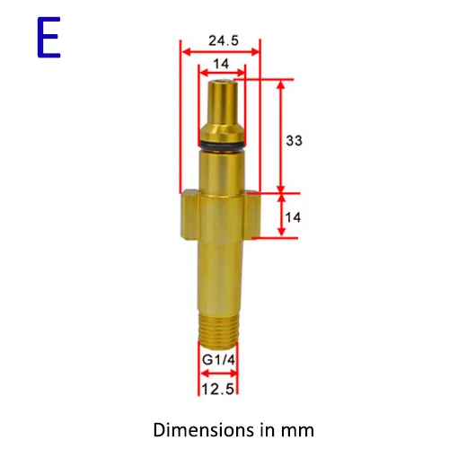 Metal Adapter Foam Nozzle Foam Generator Foam Gun High Pressure Washer Soap Foamer for Nilfisk Karcher Huter Elitech Lavor