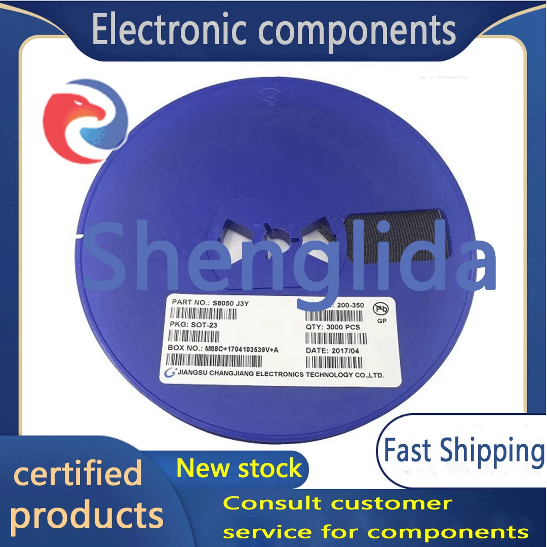 

Buy 1 plate=3000PCS SMT transistor S8050 SOT-23 printed J3Y NPN 500mA 25V 300mW brand new original CJ long battery