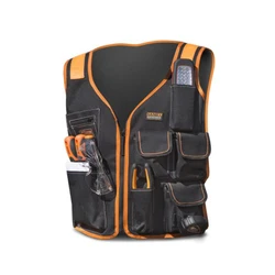 Work Vest Tool Bag Electrician Vest Storage Pouch Construction Vest