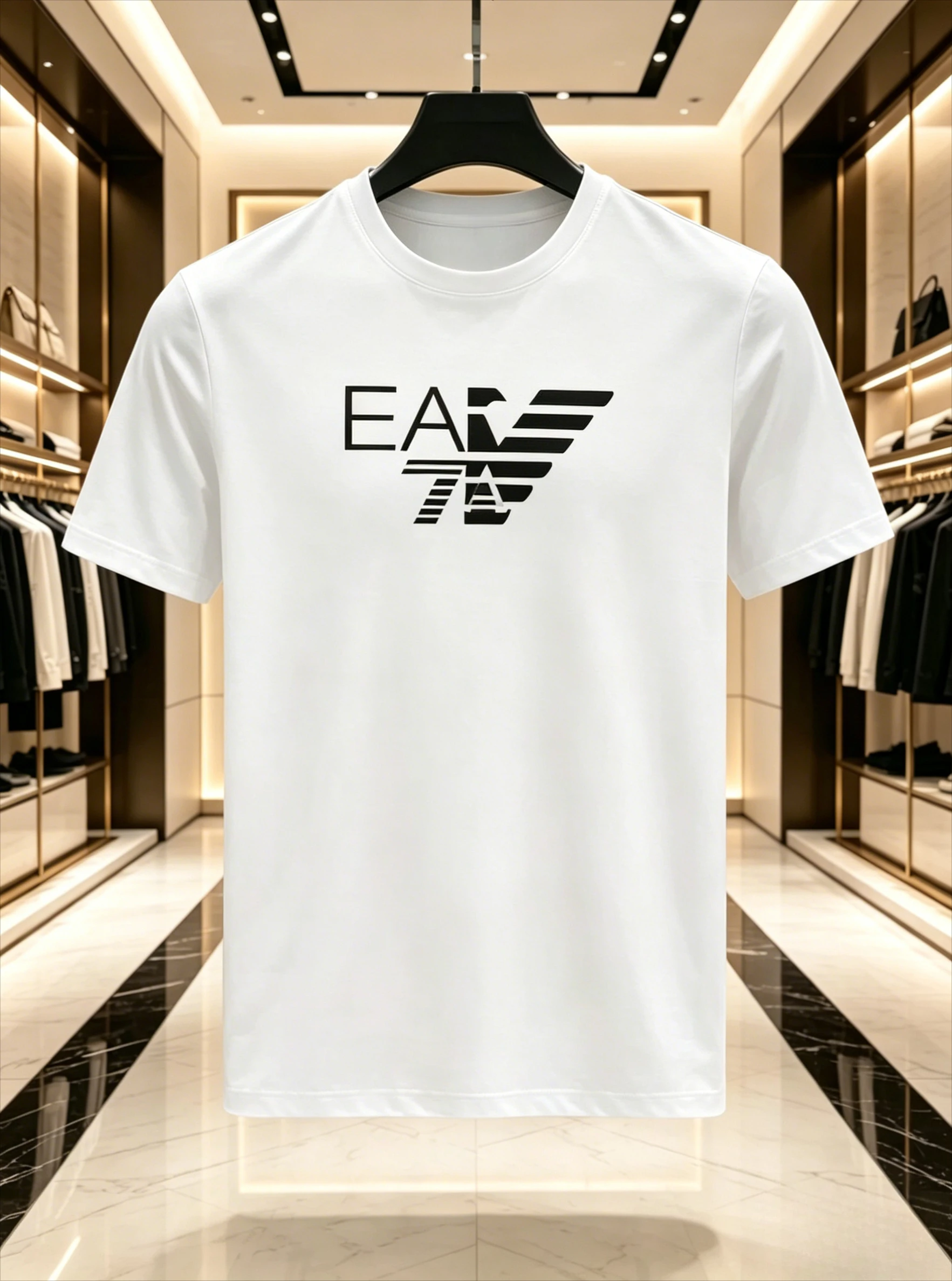 Camiseta Casual de Verano para Hombre con Patrón Geométrico de Algodón - Camiseta Transpirable de Manga Corta para Verano, Lavable a Máquina, Varios Estilos