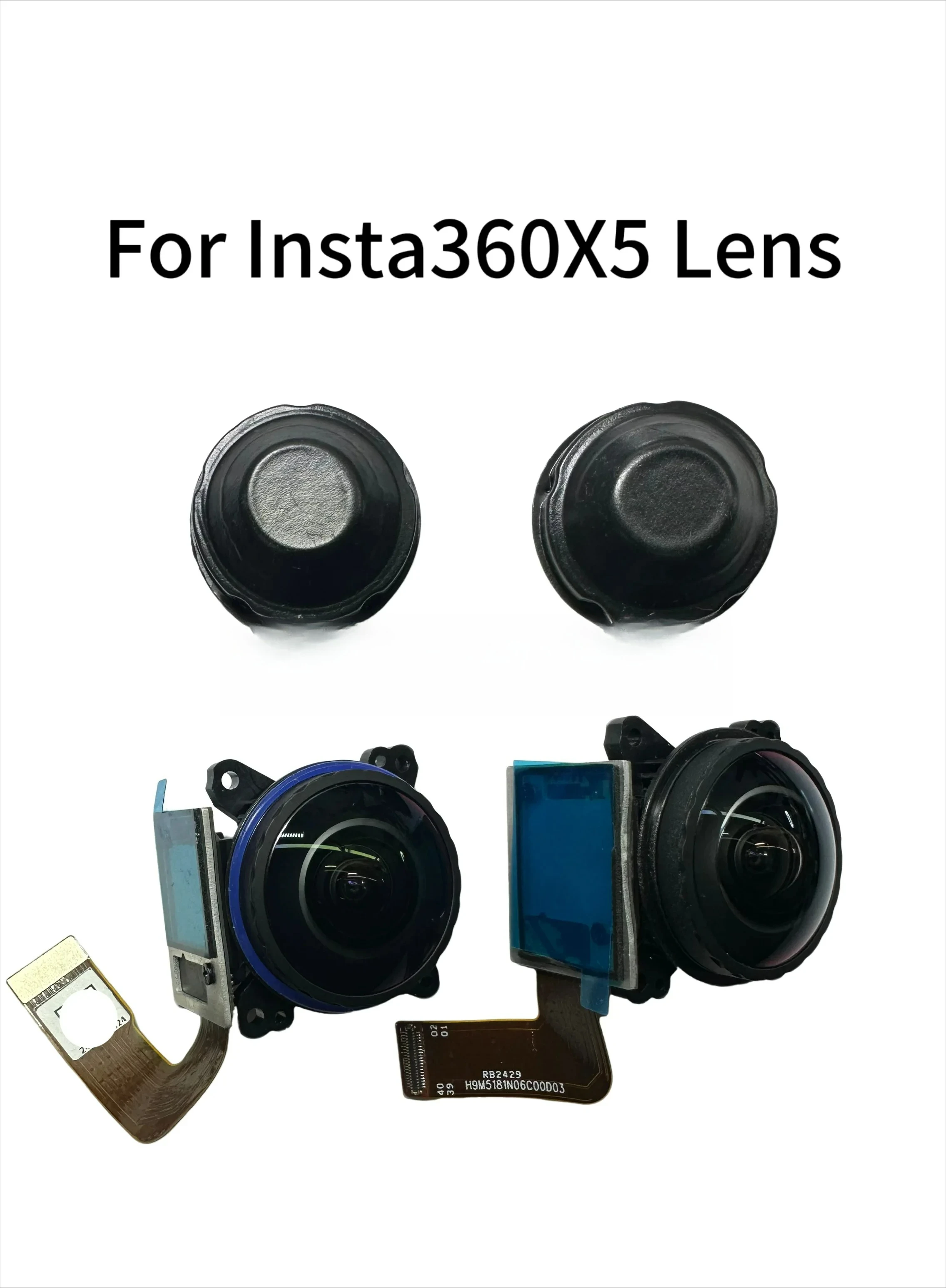 New For Insta360 X5 Front/Back Lens Module Repair Parts For Insta360 x5 Action Camera Lens Replace Accessories