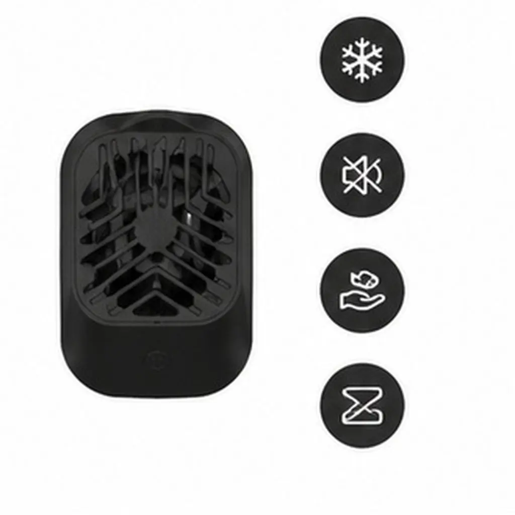 2Pcs Cell Phone Cooling Fan Lightweight Portable Radiator Clip Adjustable for Gaming Portable Use Phone Cooling Fan