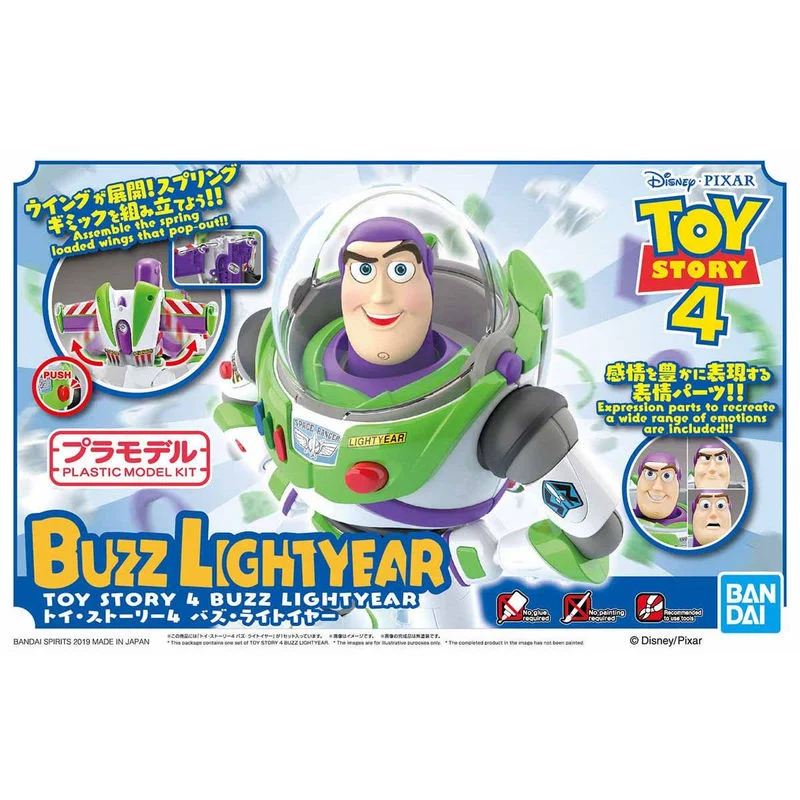 Bandai Original Toy Story Cinema-rise Buzz Lightyear Assembly Model Kit Decoration Anime Action Figure Toys Gift For Children