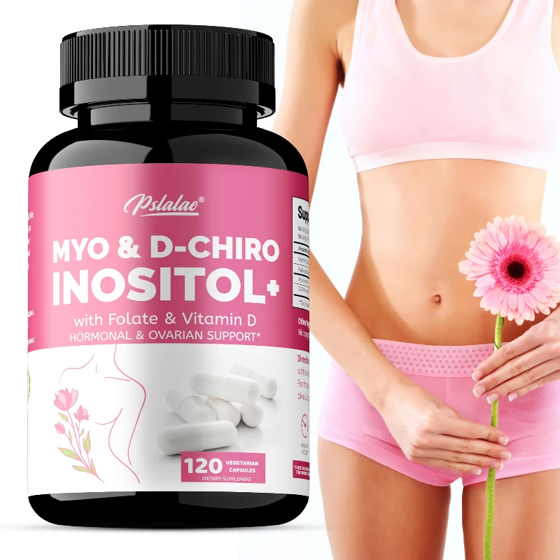 MYO & D-CHIRO INOSITOL - يحتوي على حمض الفوليك لتنظيم دورات الحيض وهرمونات التوازن والحفاظ على صحة المبيض #1