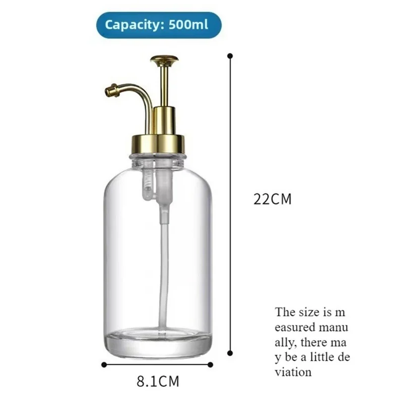 MOPHE-Dispenser per sciroppo di caffè a prova di perdite da 16 Oz/500 ml Accessori per bicchieri con design a imbuto e pompa