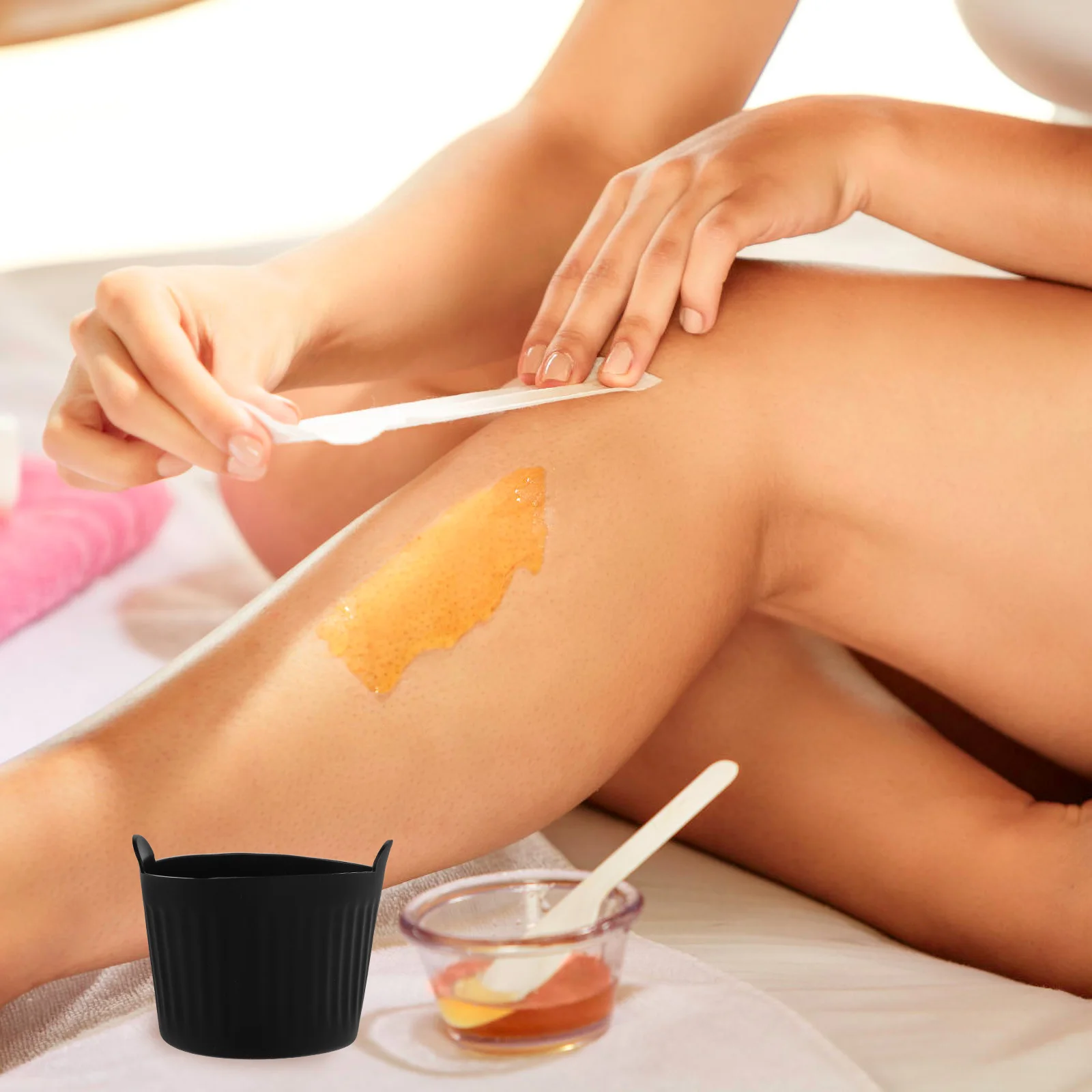 

Silicone Bowl Cup Liners 200ML Easy Clean Nonstick for Warmer Home Salon Hair Removal Wax Wax Pot For Hair Removal Pot