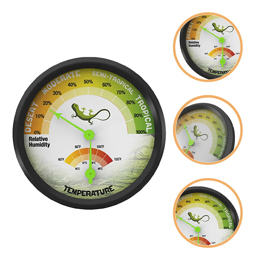 

Round Digital Thermometer Hygrometer Reptile Temperature Humidity Meter For Turtle Lizard Tank Vivarium Propagator Reptile