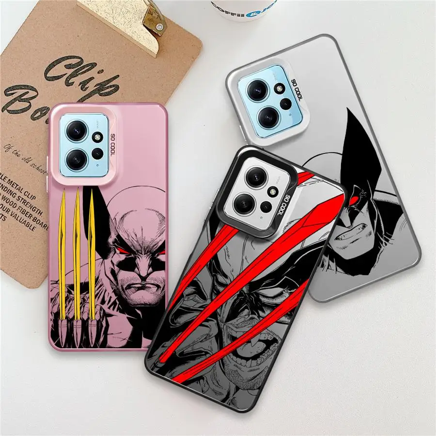 Marvel Wolverine Phone Case for Redmi Note 10 12 13 4G 5G 10S 10Pro 11 11S 11 12 13 Pro4G 5G 11 12 13ProPlus5G 12S