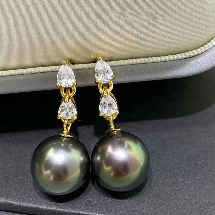 

Оптовая продажа, серьги из стерлингового серебра 925 пробы, фурнитура для крепления, базовые монтажные детали, аксессуар для жемчуга 10-11 мм