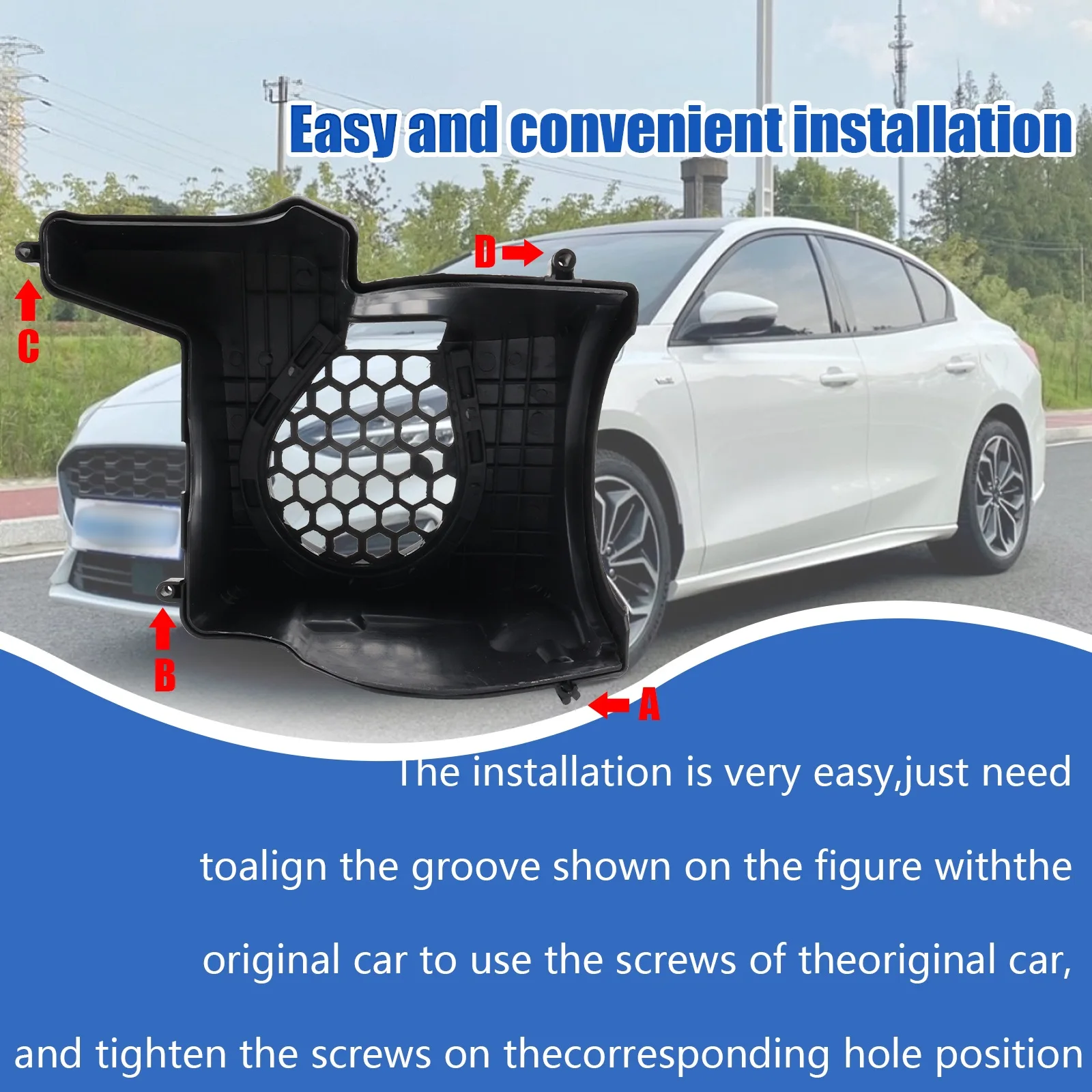 Performance Air Filter Box Cover FOR Ford Focus ST RS MK3 MK3.5 Escape 2012-2018 Air Intake Hood