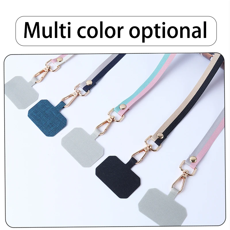 Mobile Phone Lanyard Crossbody Strong Durable Adjustable Crossbody Thick Halter Spaghetti Straps Mountain Anti-Lost Phone Strap