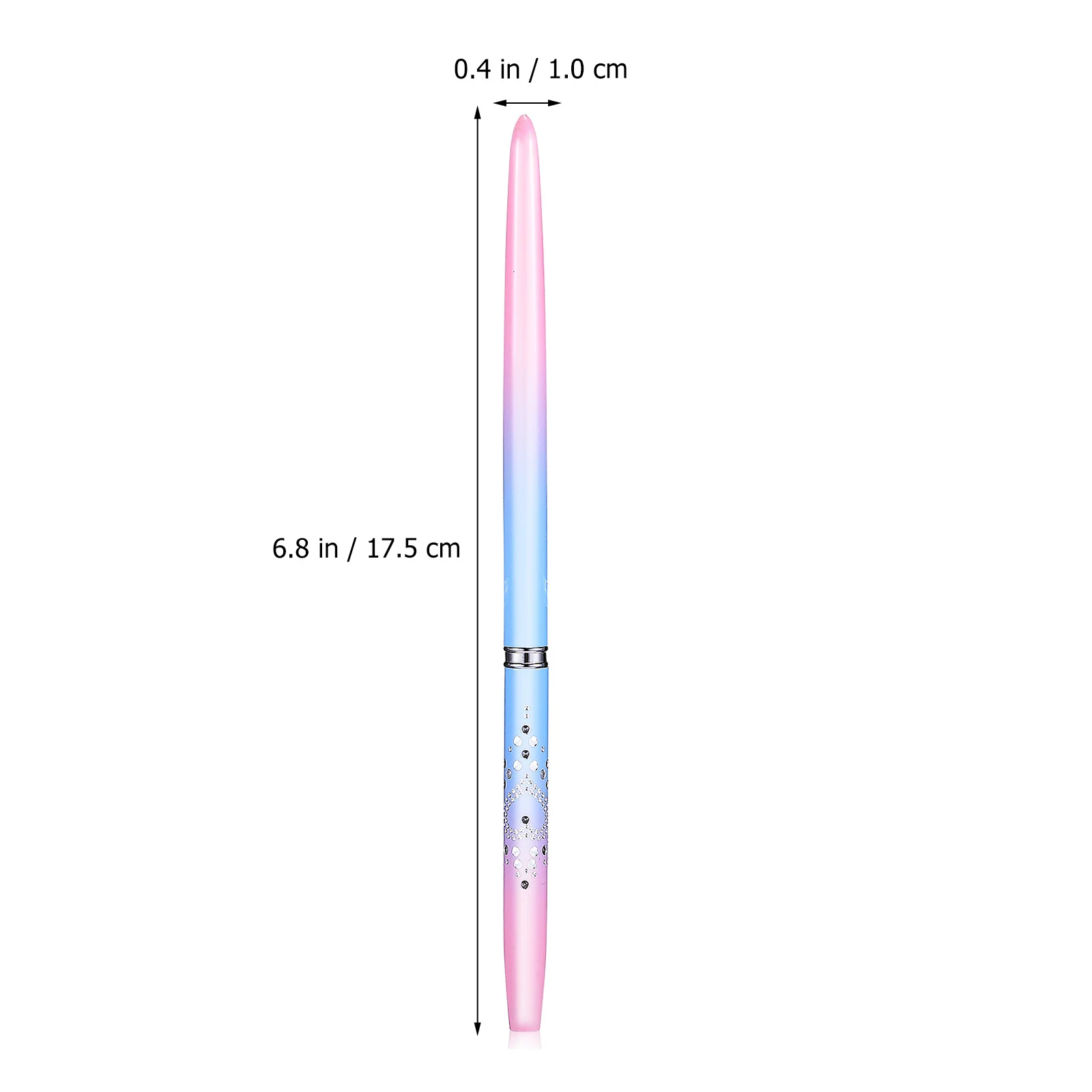 5本セット ネイルアートブラシ フラット ラウンド アングルヘッド クリーンアップブラシ ポリッシュ除去 マニキュア ジェルエクステンション サロン 家庭用 耐久性