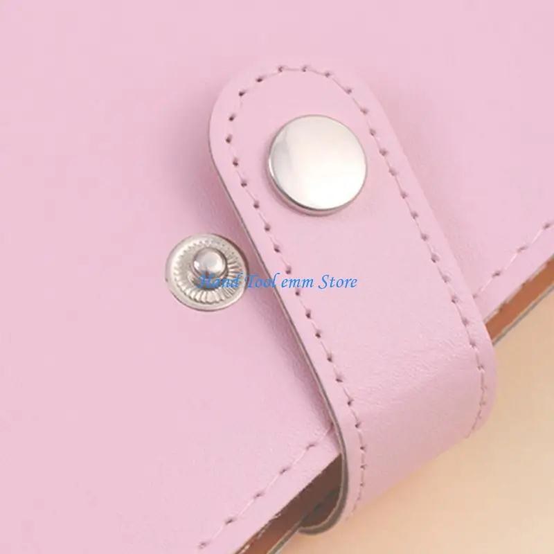 

H37F 50Pocket Leather Money Holder Money Organizers Bill Commemorative Money Holder