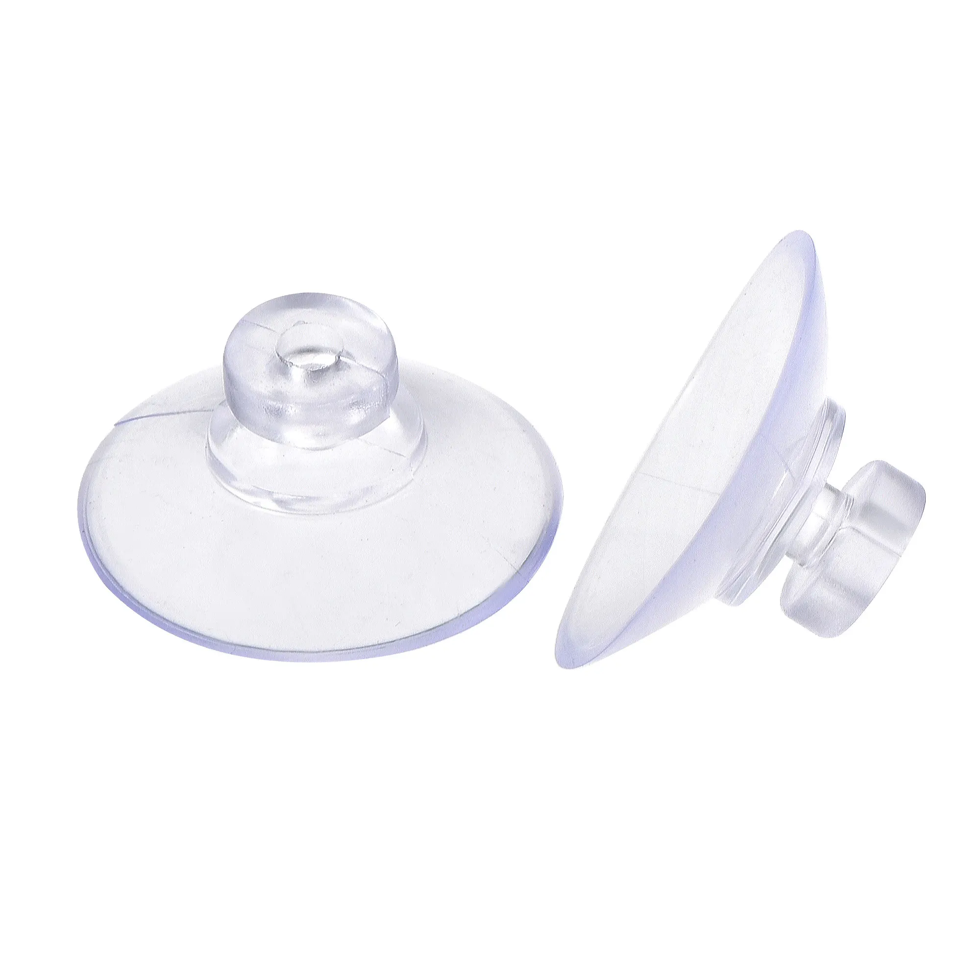 12/20/30Pcs Transparent PVC Suction Cup without Hook 18mm Dia Wall Hanger Mushroom Head Sucker for Kitchen Bathroom Window Glass