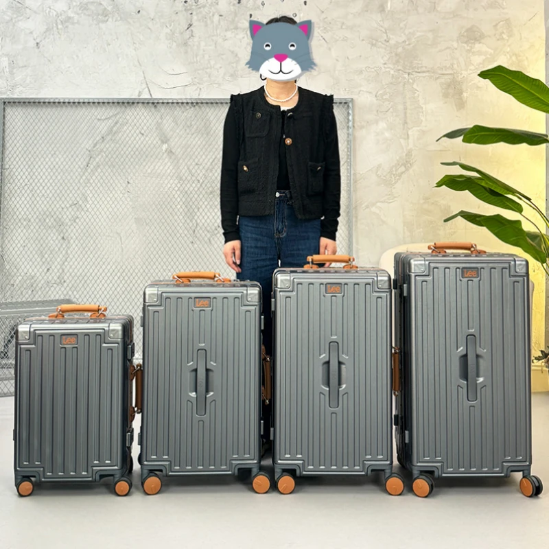 Multifunction Large Capacity Suitcase Drop Resistant Sturdy and Durable Travel Suitcases PC Trunk Luggage Case Password Box