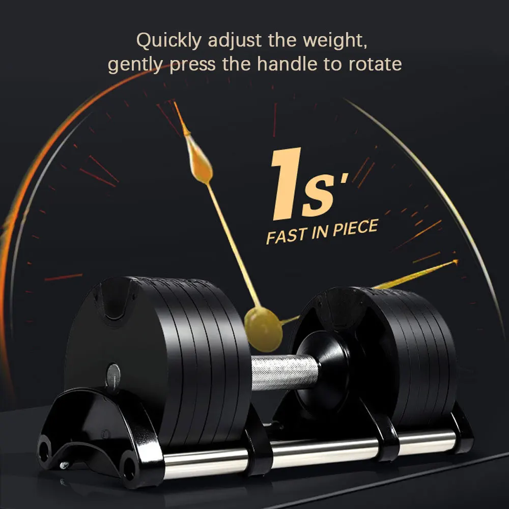 Multiple Sizes Gym Equipment Quick Adjustable Dumbbell Sets For Fitness Training