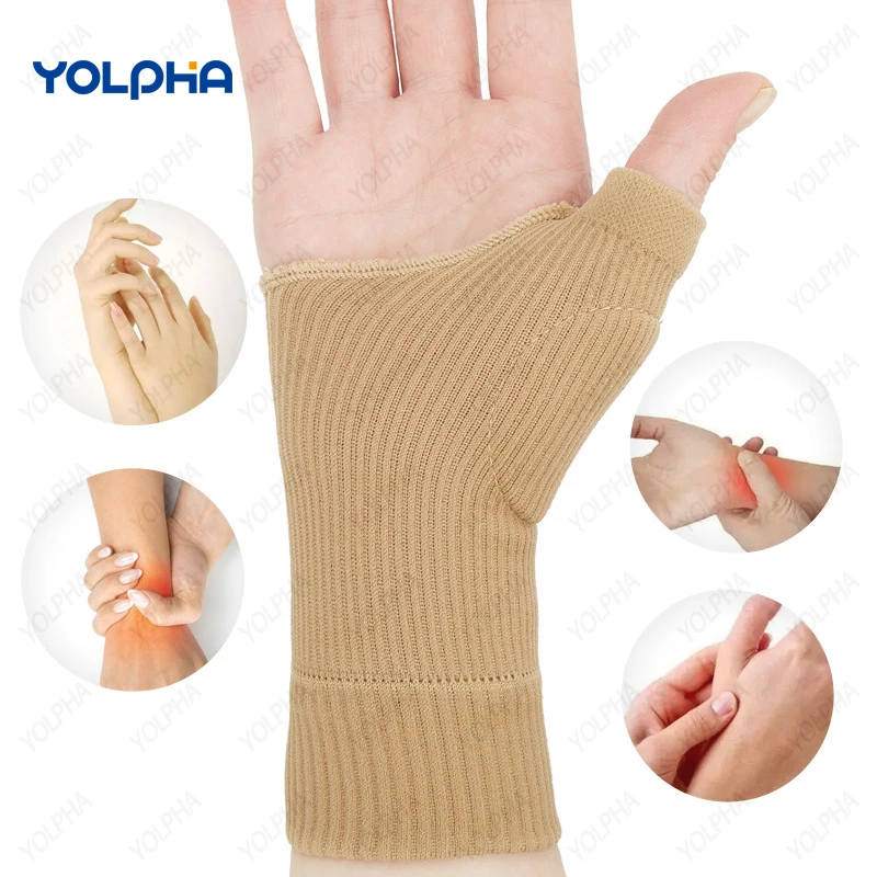 

Thumb Arthritis Compression Gloves for Pain Relief Wrist Support Brace Breathable Pressurized Sport Fitness Gloves 1Pair Unisex