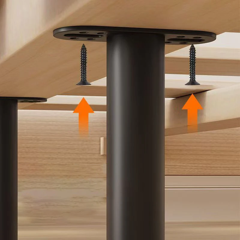 1pc Telescopic Adjustable Furniture Legs - Non-Slip Noise Reducing Load Bearing Bed Beam Support for Sofa Bed Frame Table