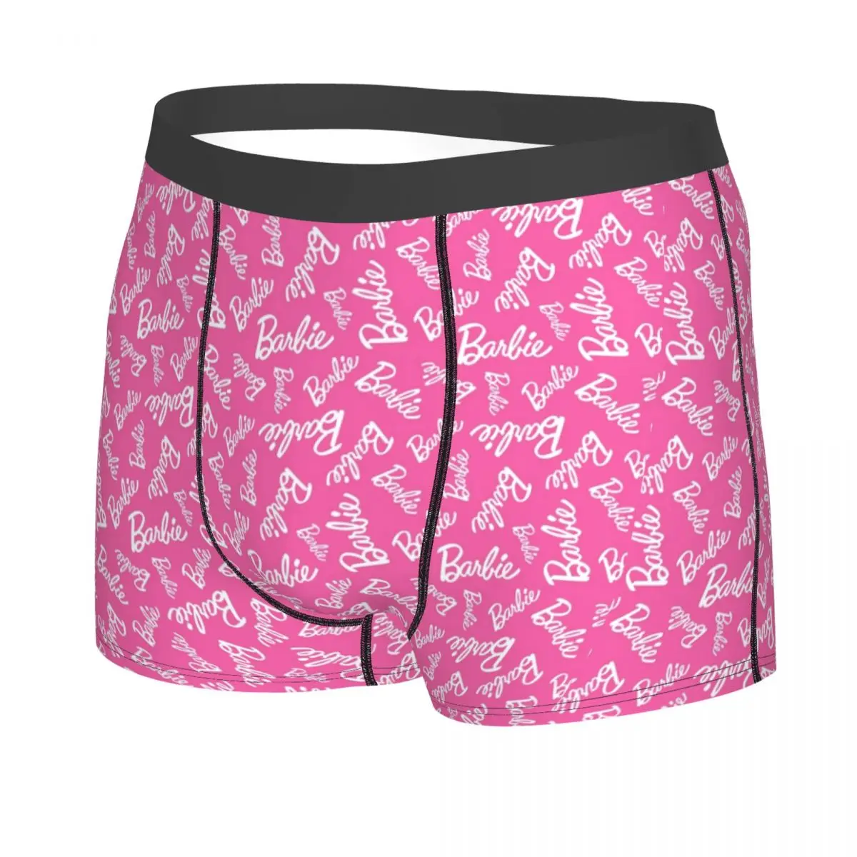 Custom Barbie Pattern Boxers Shorts Men Briefs Underwear Funny Underpants