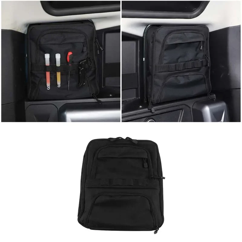 

For Land Rover Defender 110 2020+ Oxford Cloth Black Car Trunk Large Capacity Luggage Bag Storage Bag Car Interior Accessories