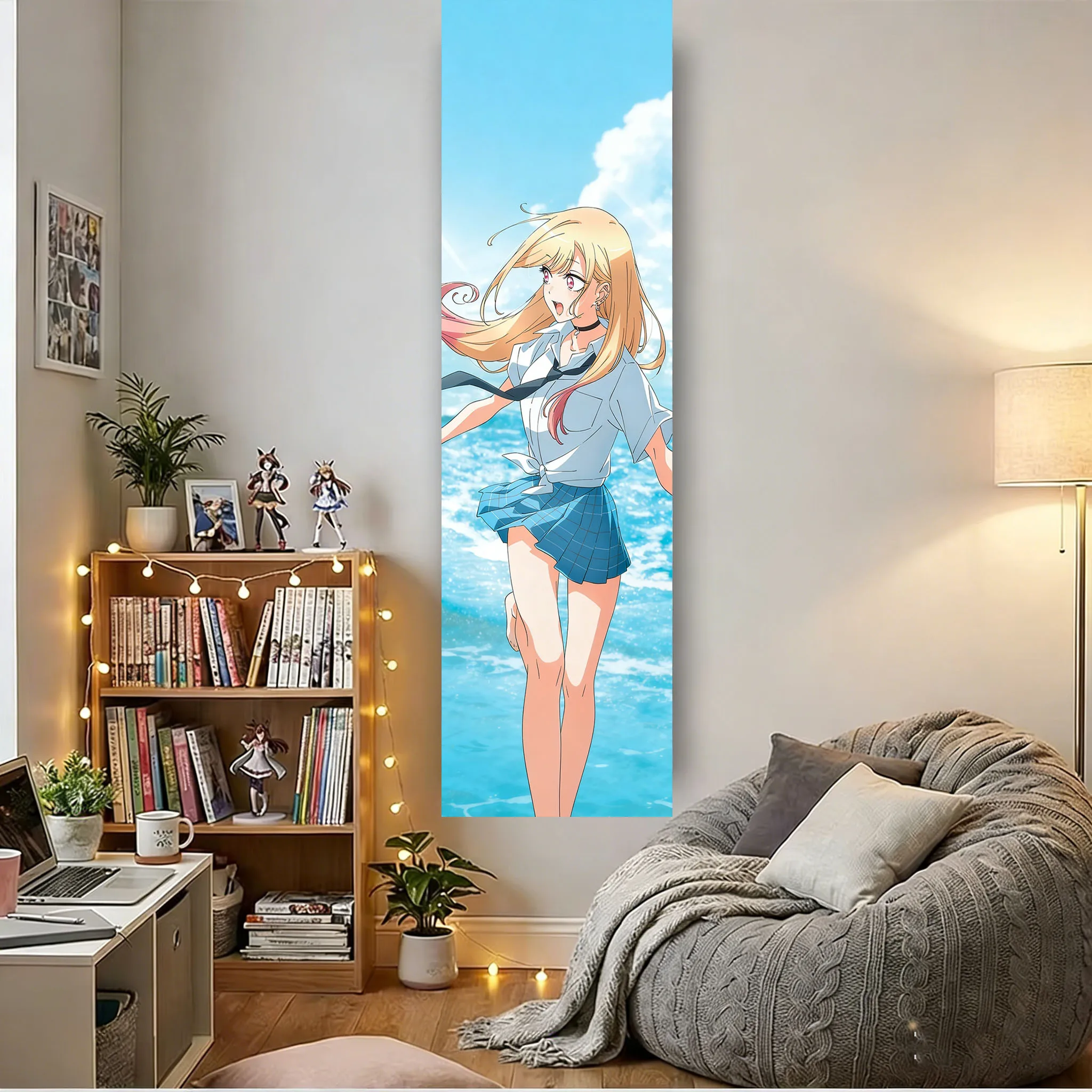 VIKAMA My Dress Up Darling Marin Kitagawa Background Cloth Tapestry Suitable For Home Bedroom Dorm Wall Decoration Perfect Gift