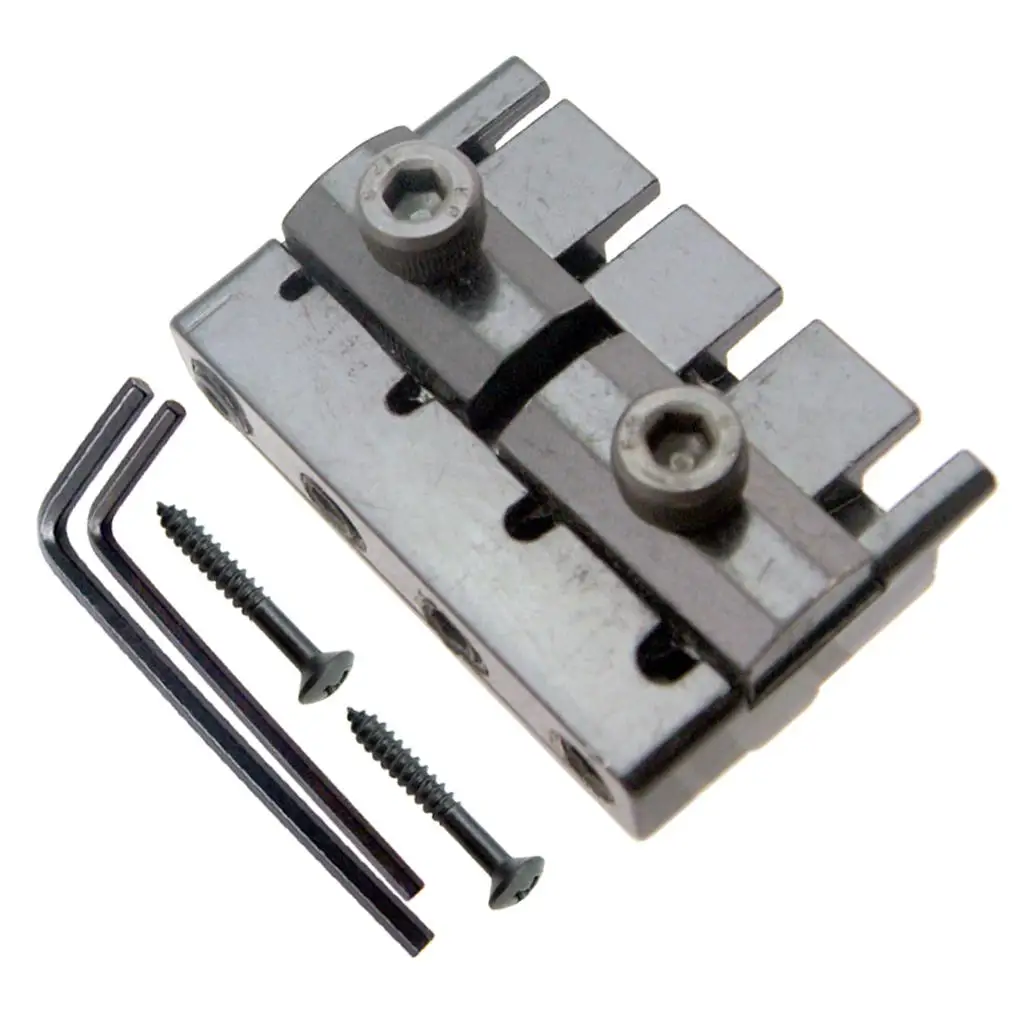Electric Bass Guitar Locking Nut Black Zinc Alloy 4 String Hardware Guitar Parts for Setup and Tuning