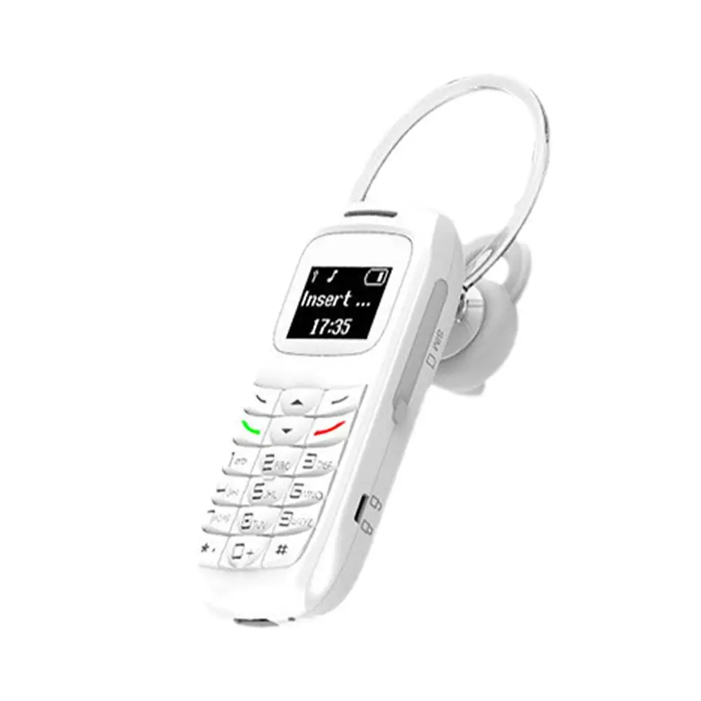 BM70 Mini Mobile Phone Bluetooth Cell Wireless Cell Dialer Phone Mini Heads GSM Dual SIM card dual standby High quality audio